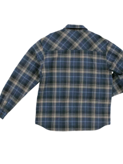 Tough Duck WS15 Zip Front Sherpa Bonded Flannel Jac-Shirt | S-3XL