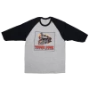 Work Wear Tough Duck WT04 Locomotive Throwback Baseball T-Shirt | Sizes Small - 2XL
