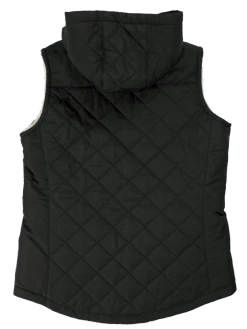 Tough Duck WV02 Women's Quilted Sherpa Lined Vest | Black | S - 2XL Work Wear