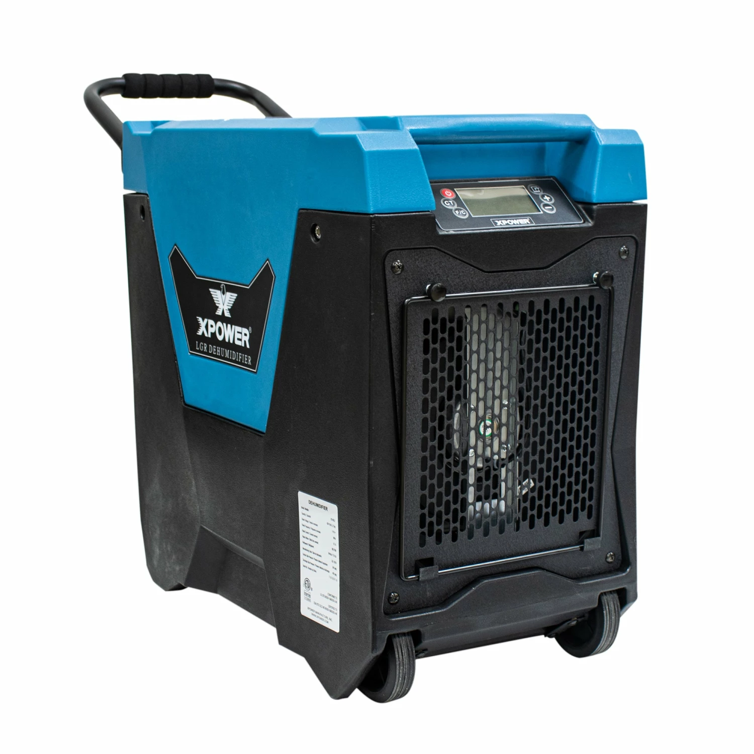 Xpower Canada XPOWER 145-Pint Commercial Dehumidifier With Automatic Purge Pump, Drainage Hose, Handle And Wheels Facility Equipment 3 Xpower Canada XPOWER 145-Pint Commercial Dehumidifier With Automatic Purge Pump, Drainage Hose, Handle And Wheels Facility Equipment