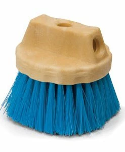 Cleanflow Round Flow-Thru 4-1/2" Wash Brushes - Stiff Or Soft Bristle Versions Cleaning Tools