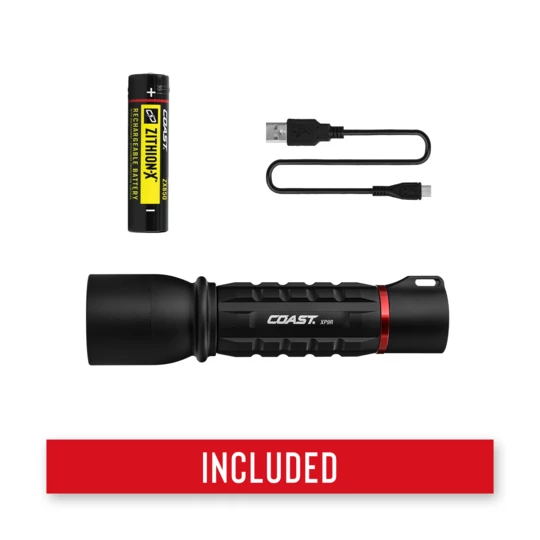 Coast Products Coast® XPR9 Rechargeable Dual-Power LED Flashlight - 1000 Lumens - 225M Beam 8 Coast Products Coast® XPR9 Rechargeable Dual-Power LED Flashlight - 1000 Lumens - 225M Beam