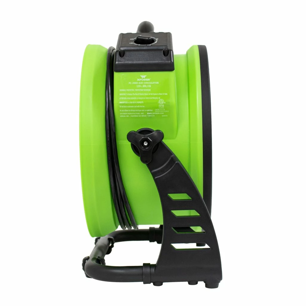 Xpower Canada Facility Equipment Xpower Pro 13” Brushless DC Motor Air Circulator Utility Fan With Timer 9 Xpower Canada Facility Equipment Xpower Pro 13” Brushless DC Motor Air Circulator Utility Fan With Timer