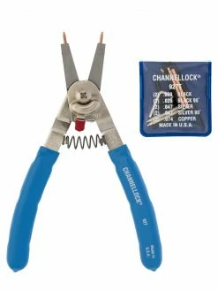 Hand Tools ChannelLock 8" Convertible Retaining Ring Pliers With Tips