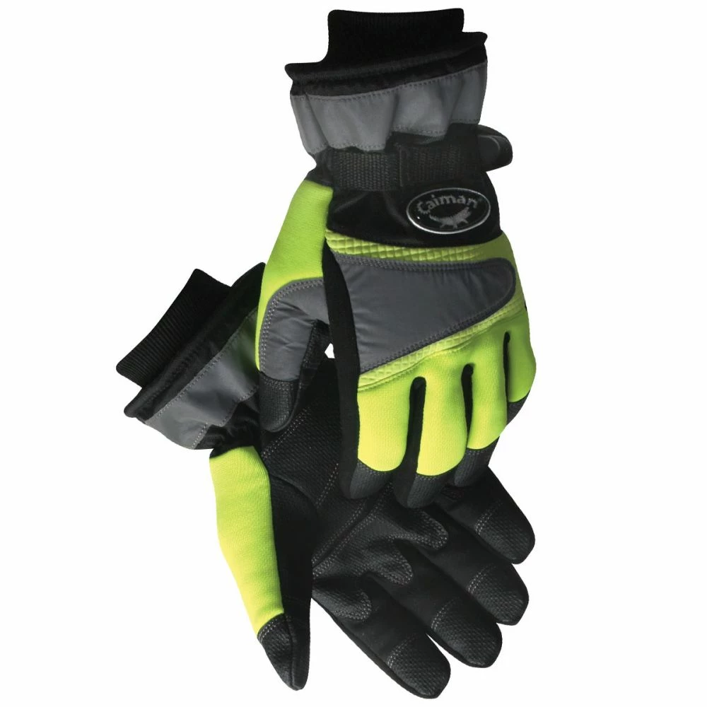 Caiman® 2990 - Synthetic Leather Waterproof Heatrac Insulated Hi-Vis Back Winter Gloves 3 Caiman® 2990 - Synthetic Leather Waterproof Heatrac Insulated Hi-Vis Back Winter Gloves