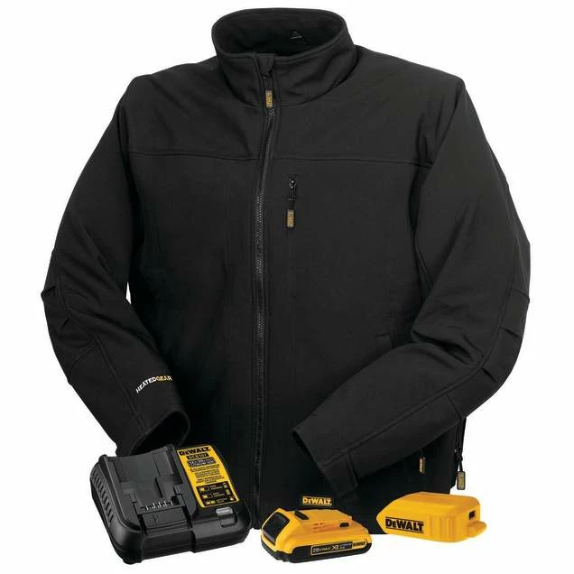 DeWalt Workwear DEWALT® Men's Heated Fleece Lined Soft Shell Jacket | Sizes S - 3XL 4 DeWalt Workwear DEWALT® Men's Heated Fleece Lined Soft Shell Jacket | Sizes S - 3XL