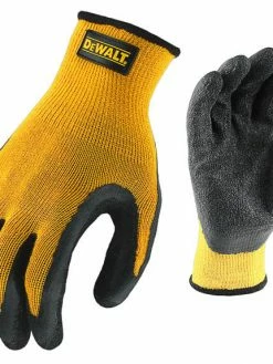 DeWalt Workwear DeWalt DPG70 Textured Rubber Coated Gripper Glove - Pack Of 12 Pairs Work Gloves