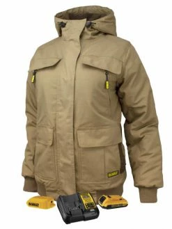 DeWalt Workwear Work Wear DEWALT® Women's Heavy Duty Ripstop Heated Jacket Kitted With Battery | Sizes XS - 2XL