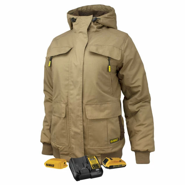 DeWalt Workwear Work Wear DEWALT® Women's Heavy Duty Ripstop Heated Jacket Kitted With Battery | Sizes XS - 2XL 4 DeWalt Workwear Work Wear DEWALT® Women's Heavy Duty Ripstop Heated Jacket Kitted With Battery | Sizes XS - 2XL