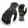 DeWalt Workwear DeWalt DPG76 Poly/Spandex Glove With Foam Nitrile Tread Grip - Pack Of 12 Pairs Work Gloves
