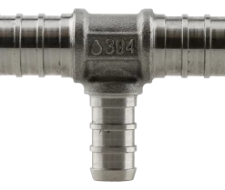 Tubing And Fittings Plumb-Eeze Stainless Steel PEX Tee