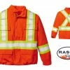 Flame Resistant Work Wear Rasco FR Hi Vis Unlined Bomber Jacket | Orange | S-5XL