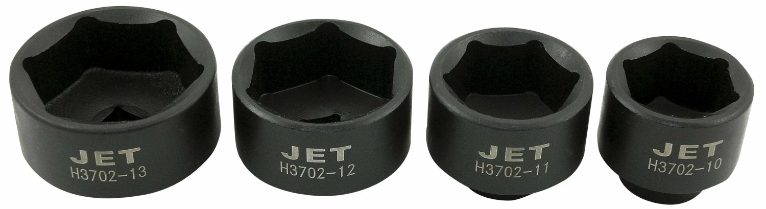 Jet H3702 Oil Filter Canister Socket Set - 4 Piece Automotive Tools 3 Jet H3702 Oil Filter Canister Socket Set - 4 Piece Automotive Tools