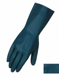 Horizon Black Heavyweight Industrial Rubber Gloves - Pack Of 12 Pairs