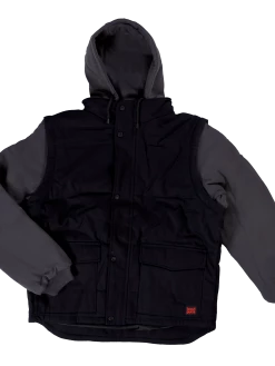 Work Wear Tough Duck I8a2 Zip-Off Sleeve Jacket | M-3XL