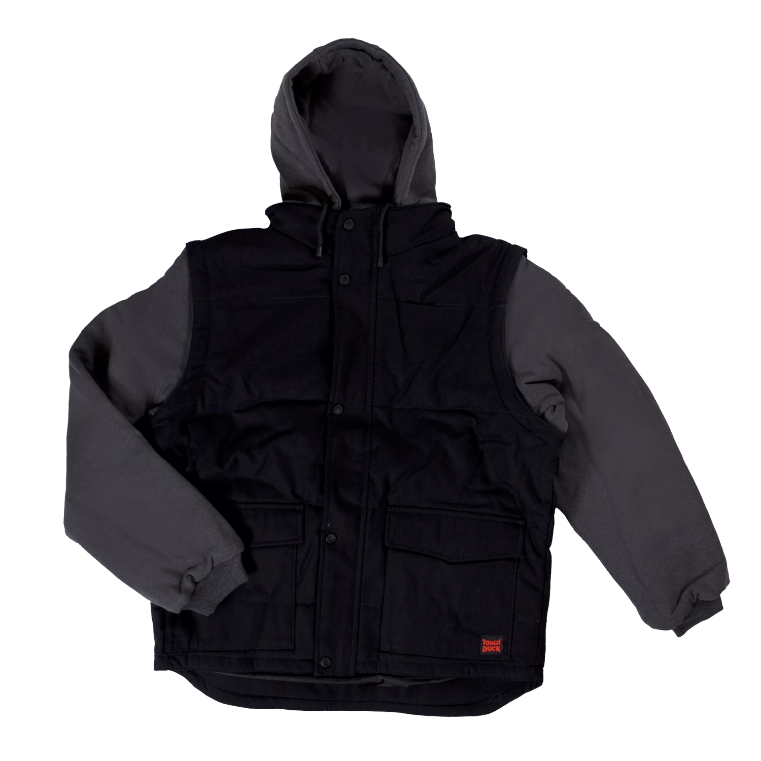 Work Wear Tough Duck I8a2 Zip-Off Sleeve Jacket | M-3XL 3 Work Wear Tough Duck I8a2 Zip-Off Sleeve Jacket | M-3XL
