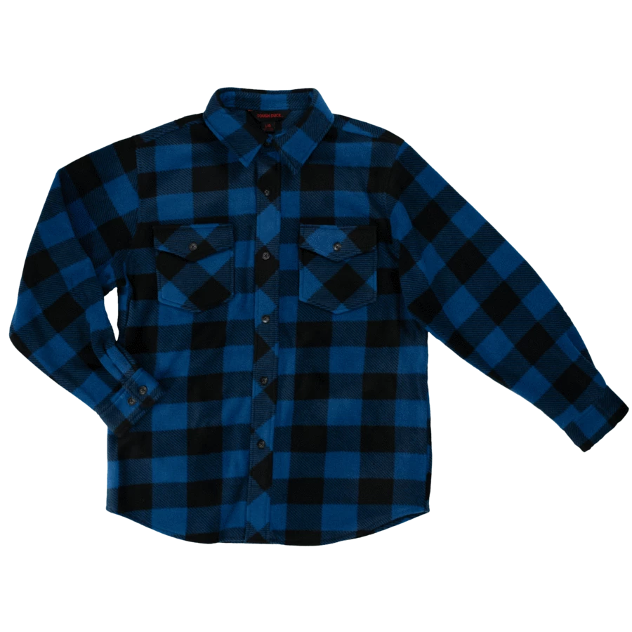 Tough Duck I964 Buffalo Check Solar Fleece Work Shirt | Sizes S - 3XL Work Wear 5 Tough Duck I964 Buffalo Check Solar Fleece Work Shirt | Sizes S - 3XL Work Wear