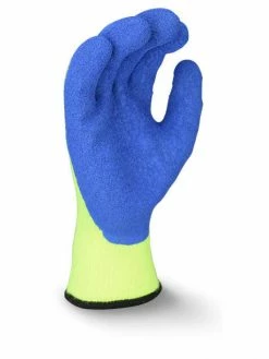 Radians Acrylic Lined Winter Work Glove With Crinkle Latex Palm - Pack Of 12 Pairs