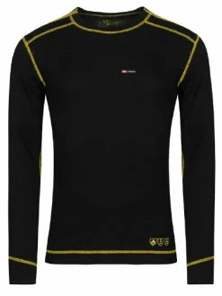 Lyngsoe Rainwear Flame Resistant Work Wear Lyngsoe FR ARC Long Sleeve T-Shirt | Black | Sizes XS - 4XL