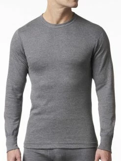 Stanfields Stanfield's 1453 Two-Layer Long Sleeve Shirt | Charcoal | Sizes S - XL | Pack Of 2 Pairs Work Wear