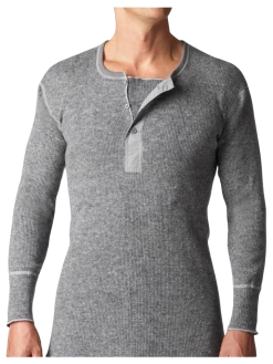 Stanfields Stanfield's 1328 Heavy Weight Wool Long Sleeve | Black | Sizes S - 2XL Work Wear