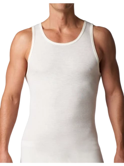 Stanfields Stanfield's 4310 Superwash Wool A-Shirt | White | Sizes S - XL | Pack Of 2 Pairs