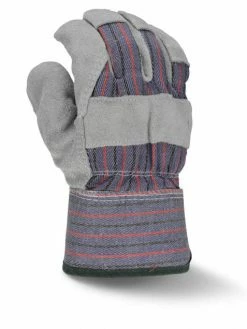 Radians Thinsulate-Lined Gray Split Cowhide Leather Glove - Pack Of 12 Pairs