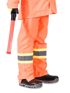 Hi-Vis Work Wear Pioneer 150D Waterproof Hi Vis Safety Bib Pants | XS-5XL