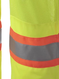 Pioneer Poly Knit Traffic Safety Overall With Breathable Mesh Leg Panels | Yellow | M-4XL 9 Pioneer Poly Knit Traffic Safety Overall With Breathable Mesh Leg Panels | Yellow | M-4XL