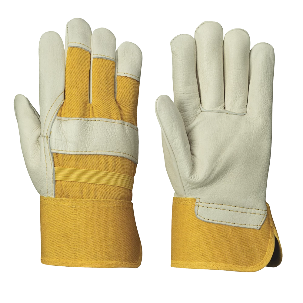 Pioneer 531 Premium Rubberized Cuff One-Piece Palm Cowgrain Gloves (Outside Elastic) | Pack Of 12 Pairs Work Gloves 3 Pioneer 531 Premium Rubberized Cuff One-Piece Palm Cowgrain Gloves (Outside Elastic) | Pack Of 12 Pairs Work Gloves