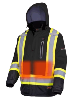 Pioneer NANO StormMaster® Heated Insulated Safety Jacket | S-4XL Hi-Vis Work Wear