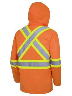 Pioneer Hi-Vis Waterproof Quilted Safety Parka | S-5XL