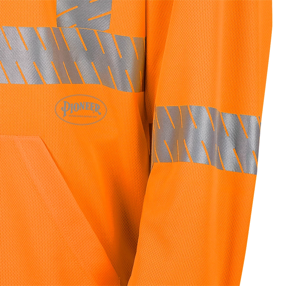 Pioneer Birdseye Safety Hoodie Shirt With Kangaroo Pocket | Sizes S - 4XL Hi-Vis Work Wear 6 Pioneer Birdseye Safety Hoodie Shirt With Kangaroo Pocket | Sizes S - 4XL Hi-Vis Work Wear