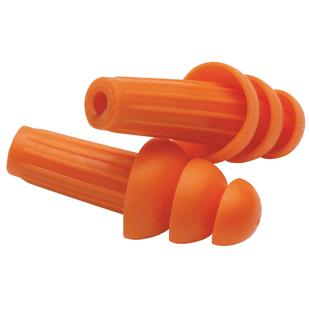 Jackson Uncorded Reusable Triple Flange Earplug | NRR 26DB (100pairs/box) 3 Jackson Uncorded Reusable Triple Flange Earplug | NRR 26DB (100pairs/box)