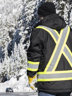 Pioneer NANO StormMaster® Heated Insulated Safety Jacket | S-4XL Hi-Vis Work Wear