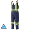 Pioneer Insulated Hi Vis Quilted Cotton Duck Bib Overall | S-4XL Hi-Vis Work Wear