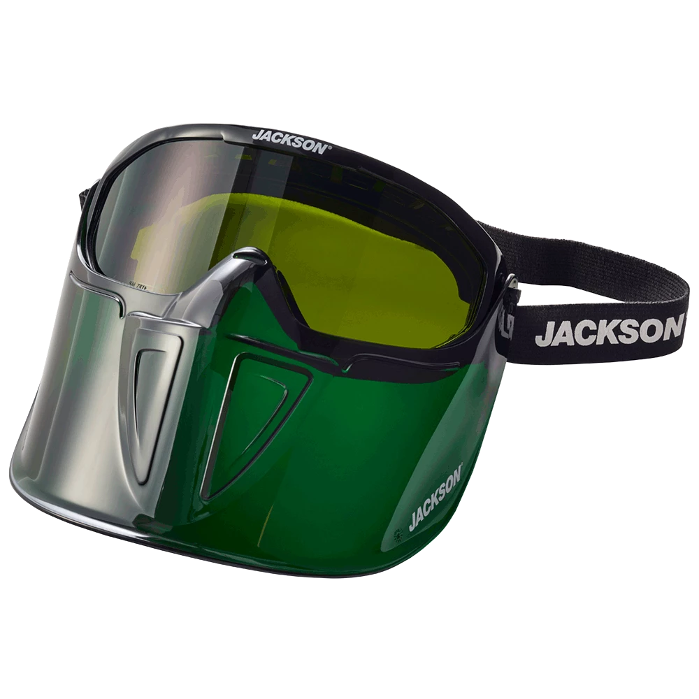 Jackson Safety Jackson GPL550 Series Premium Safety Goggle With Detachable Flip-Up/Flip-Down Face Shield - Shade 5 IR 3 Jackson Safety Jackson GPL550 Series Premium Safety Goggle With Detachable Flip-Up/Flip-Down Face Shield - Shade 5 IR