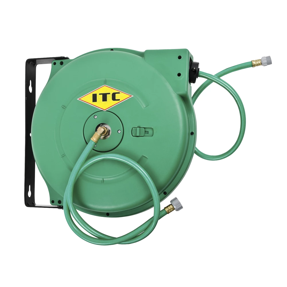 International Tool Company ITC Retractable Polypropylene Hose Reel - 1/2" X 65' - For Water Only 3 International Tool Company ITC Retractable Polypropylene Hose Reel - 1/2" X 65' - For Water Only