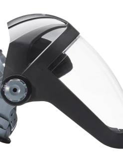 Jackson Safety Personal Protective Equipment Jackson Quad™ 500 Supreme Multi-Purpose Face Shield Kit With 370 Speed Dial™ Ratchet System - Clear Anti-Fog Visor