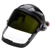 Jackson Safety Personal Protective Equipment Jackson Quad 500® Series Hard Hat Mountable Complete Faceshield With 370 Speed Dial™ Ratchet Adjustment - Clear With Flip-Up Shade 8 Window