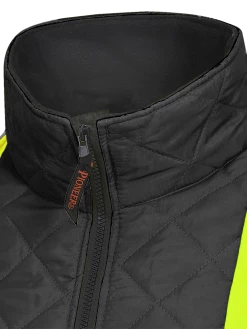 Pioneer Quilted Poly Hi Vis Freezer Jacket | S-5XL