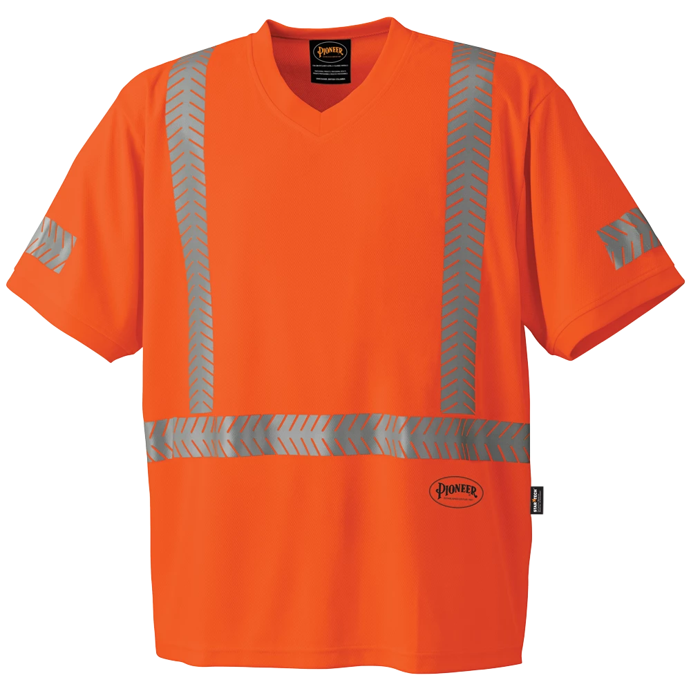 Pioneer Premium CoolPass® Fabric Safety T-Shirt With UPF 50+ UV Protection | Sizes XS - 4XL Hi-Vis Work Wear 4 Pioneer Premium CoolPass® Fabric Safety T-Shirt With UPF 50+ UV Protection | Sizes XS - 4XL Hi-Vis Work Wear