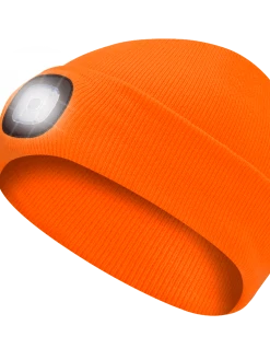 Work Hats Pioneer Knit Toque With LED Headlight