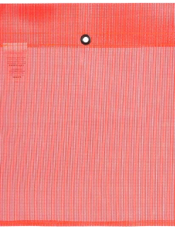 Pioneer Safety Supplies PE Mesh Traffic Flags With Grommets
