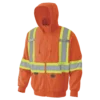 Pioneer Zipper Front Micro-Fleece Hi Vis Hoodie | Orange | Limited Size Selection Hi-Vis Work Wear