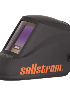 Sellstrom Premium Series Welding Helmet With Extra Large Blue Lens Technology ADF Personal Protective Equipment