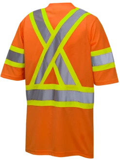 Hi-Vis Work Wear Pioneer Hi Viz Birdseye Safety T-Shirt W/ Tape On Sleeve | Sizes XS - 5XL 15 Hi-Vis Work Wear Pioneer Hi Viz Birdseye Safety T-Shirt W/ Tape On Sleeve | Sizes XS - 5XL
