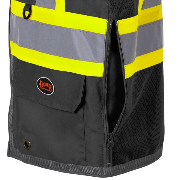 Pioneer "The Rock" Hi Viz Mesh Surveyor's Vest | Sizes Small - 4XL 15 Pioneer "The Rock" Hi Viz Mesh Surveyor's Vest | Sizes Small - 4XL