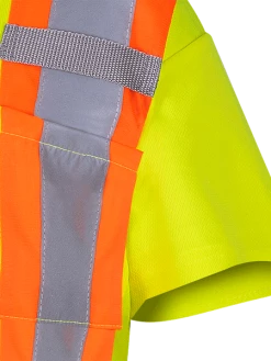 Pioneer Women's Hi Viz Birdseye Safety T-Shirt | Sizes XS - 4XL Hi-Vis Work Wear