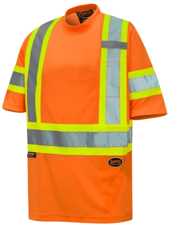 Hi-Vis Work Wear Pioneer Hi Viz Birdseye Safety T-Shirt W/ Tape On Sleeve | Sizes XS - 5XL 14 Hi-Vis Work Wear Pioneer Hi Viz Birdseye Safety T-Shirt W/ Tape On Sleeve | Sizes XS - 5XL